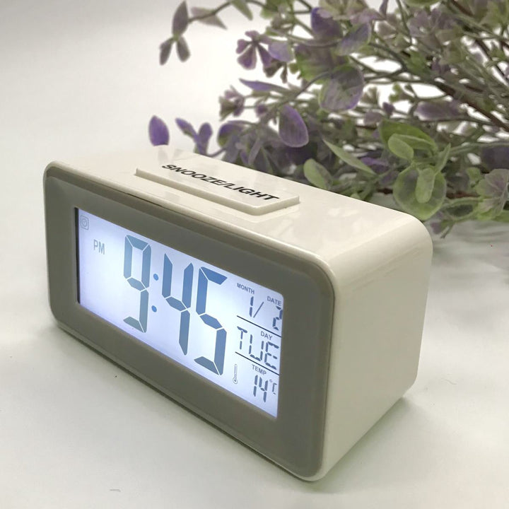 Checkmate Brycen Multifunction Digital Alarm Clock White 11cm VGW-3620-WHI 5