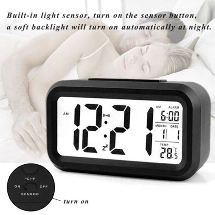 Checkmate Chapman Multifunction Digital Alarm Clock Black 14cm VGW 1065Black Top2