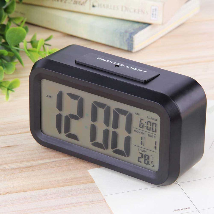 Checkmate Chapman Multifunction Digital Alarm Clock Black 14cm VGW 1065Black Back1