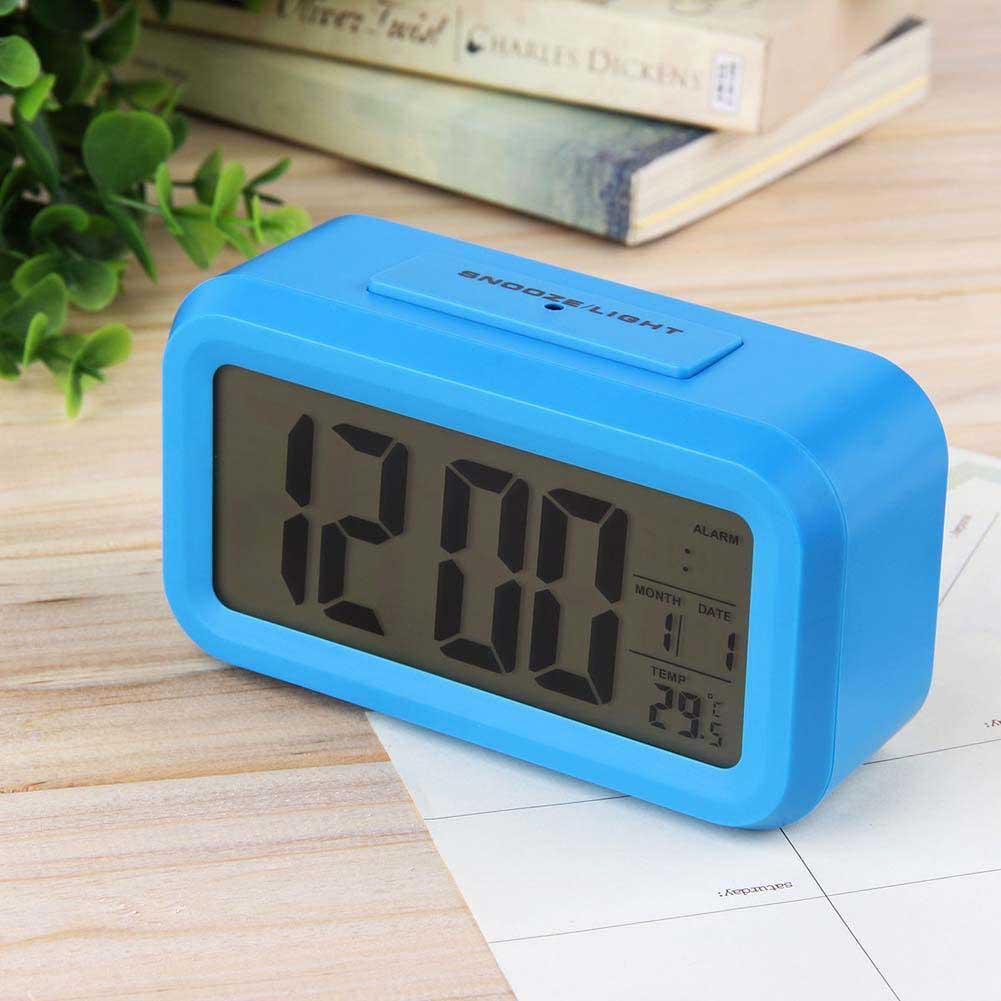 Checkmate Chapman Multifunction Digital Alarm Clock Blue 14cm VGW-1065Blue Back1
