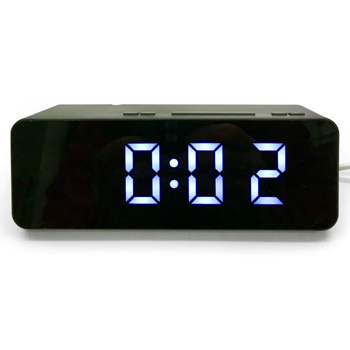 Checkmate Holland Multifunction Digital Alarm Clock Black 16cm VGW-8211-BLA 2