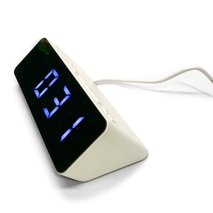 Checkmate Holland Multifunction Digital Alarm Clock White 16cm VGW-8211-WHI 4