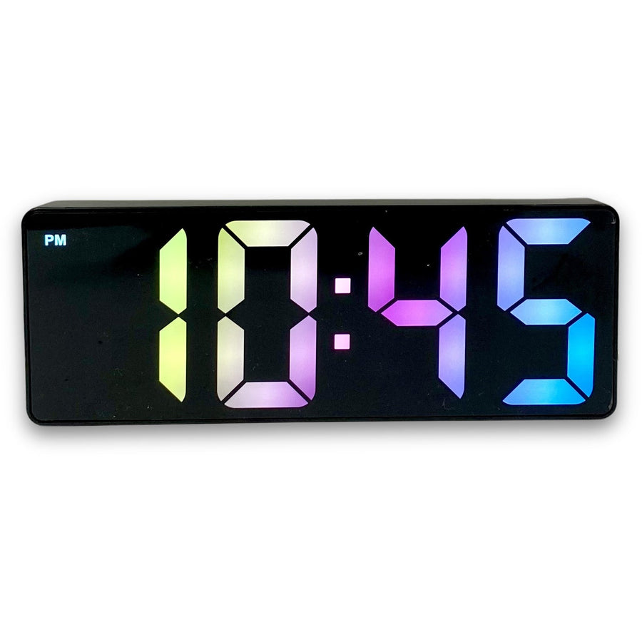 Checkmate Howie Rainbow LCD Alarm Clock Black 16cm VGW-725B 1