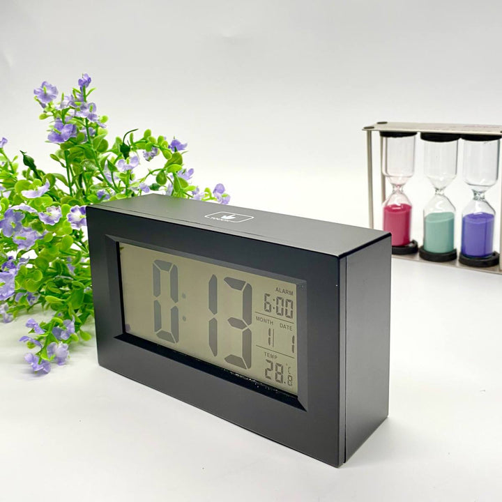 Checkmate Induction Multifuction Digital Alarm Clock Black 16cm VGW-8775 3