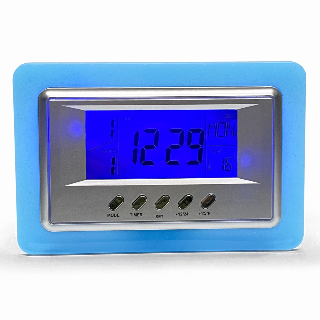 Checkmate Wally Digital Day Date Multifunction Alarm Clock 18cm VGC-192 2