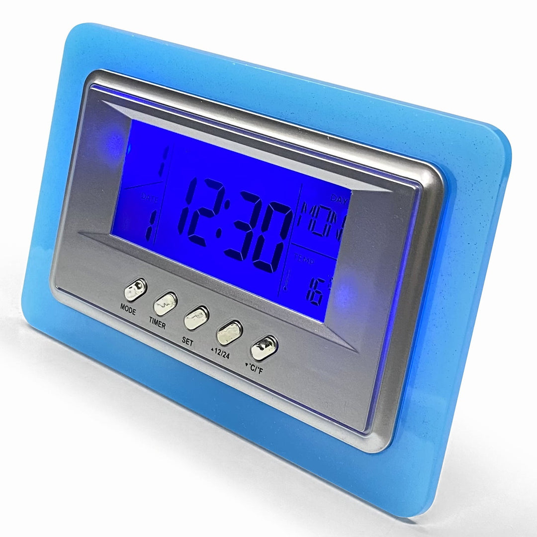 Checkmate Wally Digital Day Date Multifunction Alarm Clock 18cm VGC-192 4