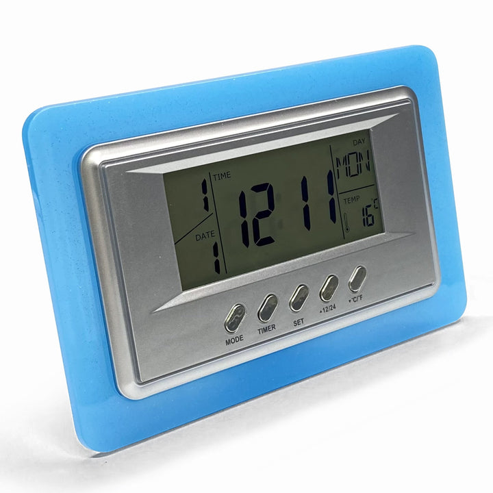 Checkmate Wally Digital Day Date Multifunction Alarm Clock 18cm VGC-192 5