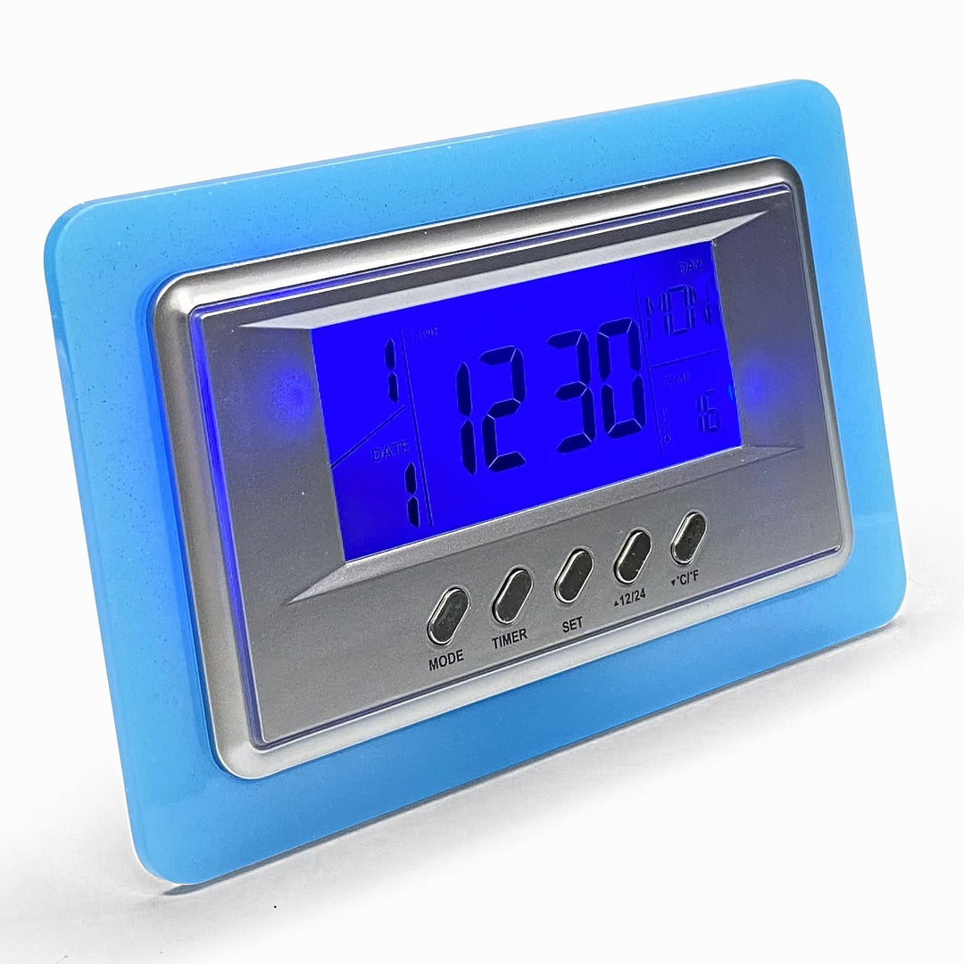 Checkmate Wally Digital Day Date Multifunction Alarm Clock 18cm VGC-192 6