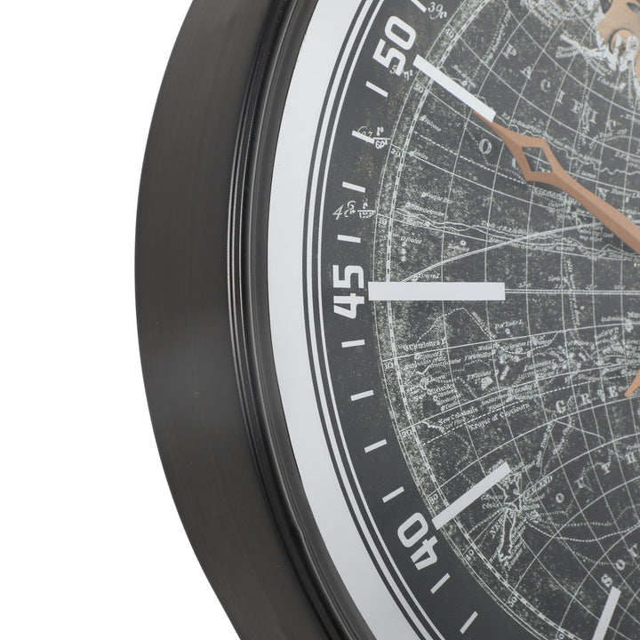 Chilli Decor Atlas Western Hem Industrial Metal Moving Gears Wall Clock 60cm TQ-Y728 4