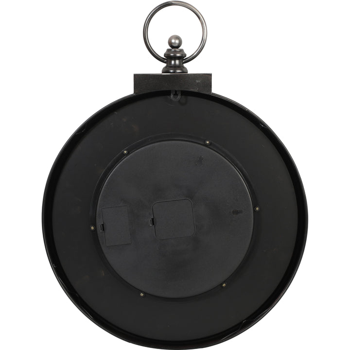 Chilli Decor Baxter FOB Rustic Grey Metal Moving Gears Wall Clock 61cm TQ-Y762 5