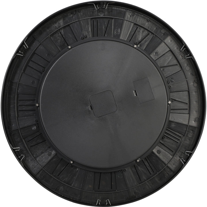 Chilli Decor Blake Industrial Black Metal Moving Gears Wall Clock 60cm TQ-Y757 5