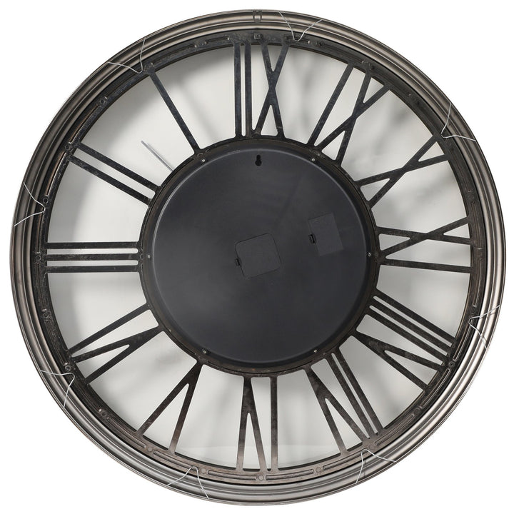 Chilli Decor Greenwich Industrial Metal Moving Gears Wall Clock 86cm TQ-Y725 5