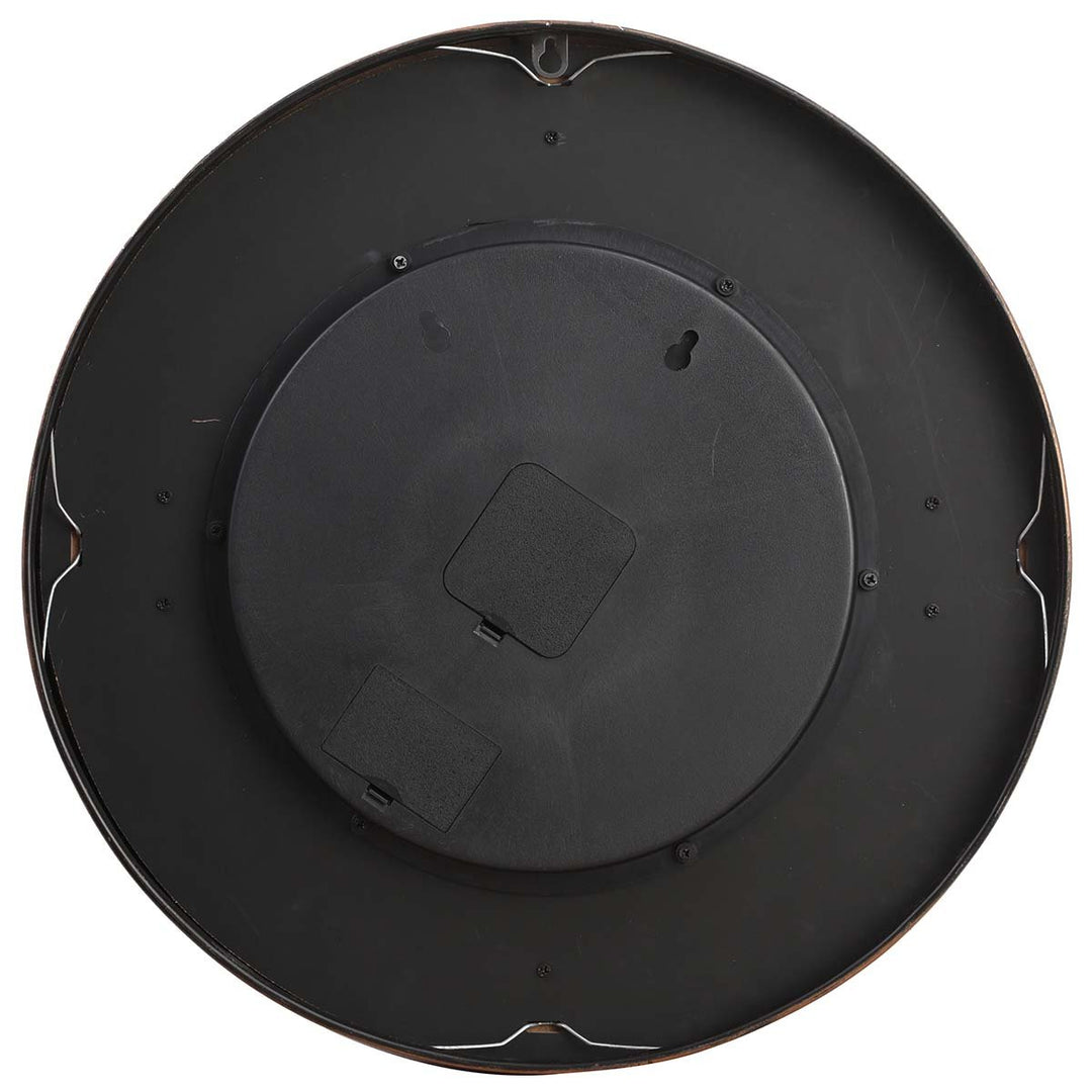 Chilli Decor Jacob Industrial Copper Black Metal Moving Gears Wall Clock 46cm TQ-Y701 7
