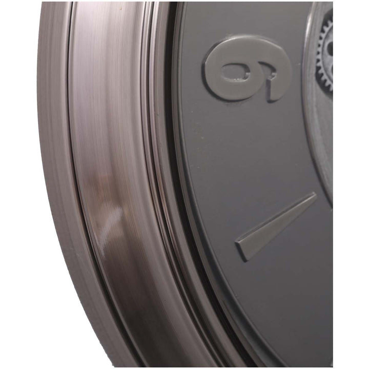 Chilli Decor Leroy Industrial Silver Wash Metal Moving Gears Wall Clock 62cm TQ-Y694 4