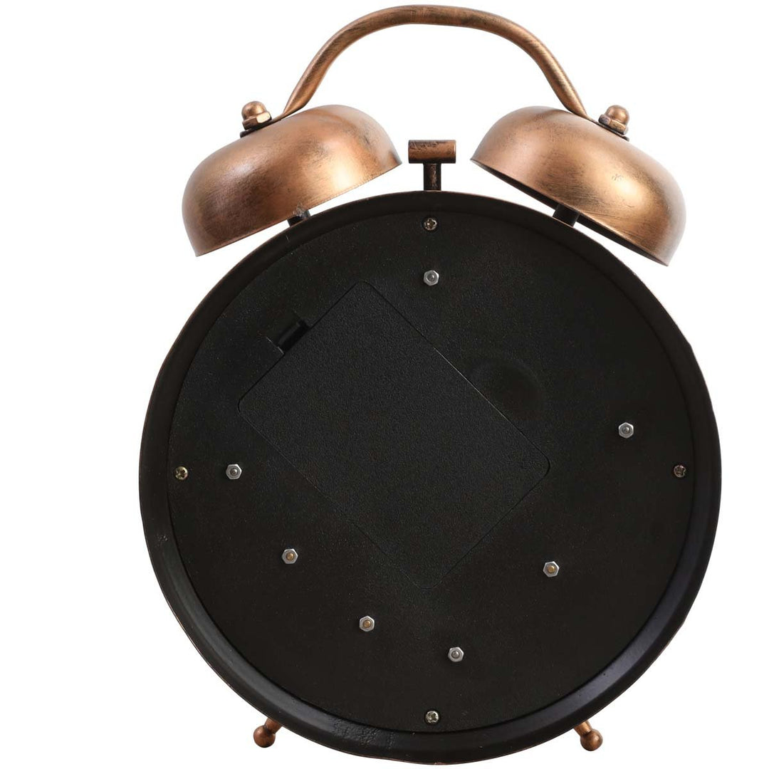 Chilli Decor Newton Twin Bell Moving Gears Desk Clock Copper 25cm TQ-Y629A 7
