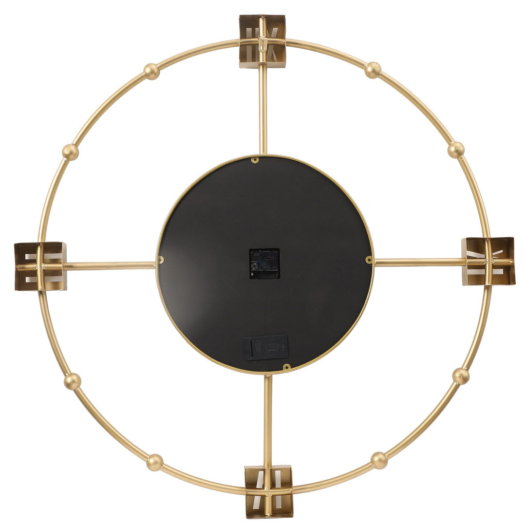 Chilli Decor Tiffany Industrial Metal Moving Gears Wall Clock 98cm TQ-E02 5