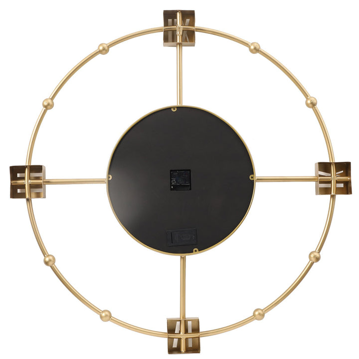Chilli Decor Tiffany Industrial Metal Moving Gears Wall Clock 98cm TQ-E02 5