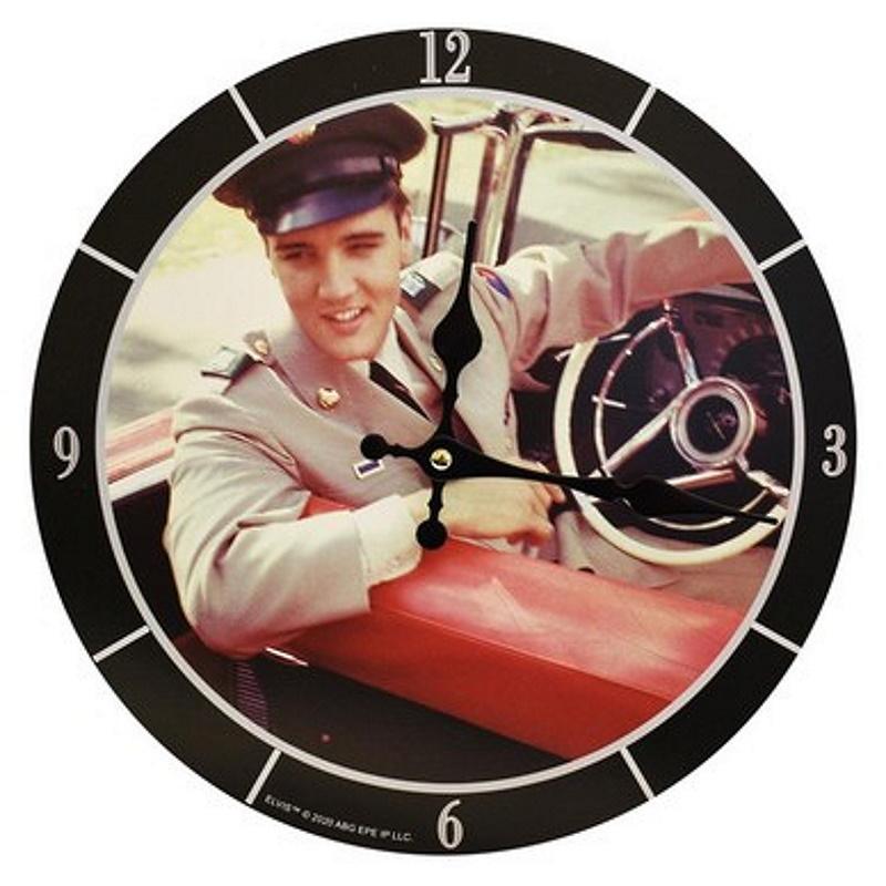 Collectables Elvis Army in the Car Wall Clock 30cm OPWC8910 1