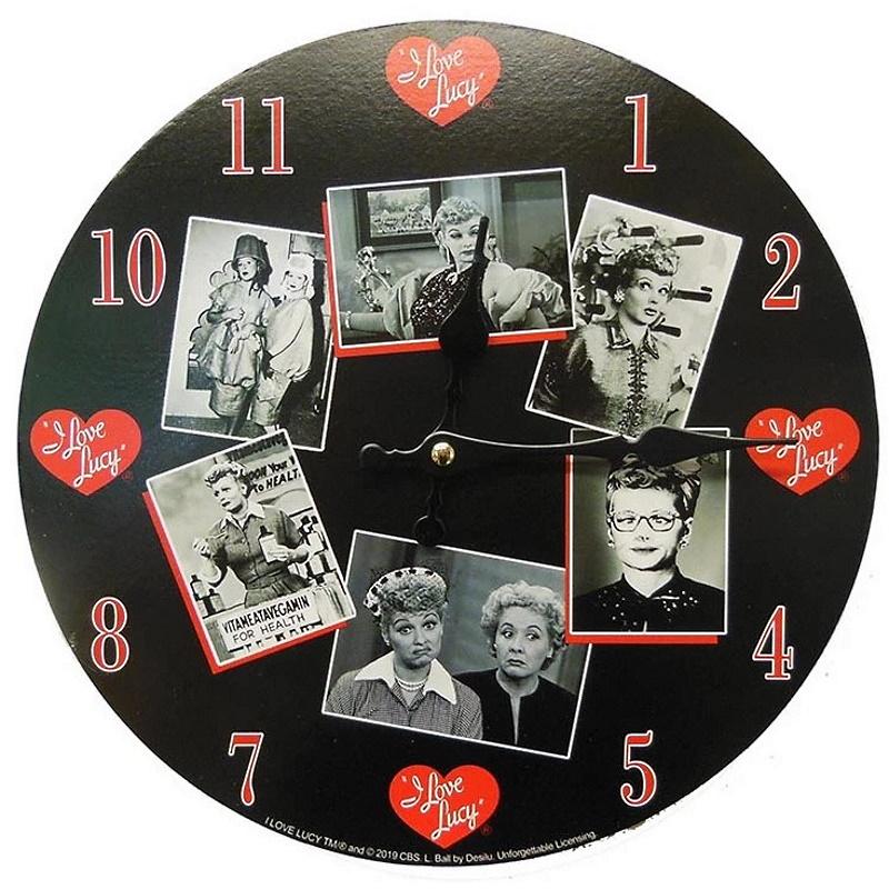 Collectables I Love Lucy Scenes Wall Clock 30cm OPWC5897 1