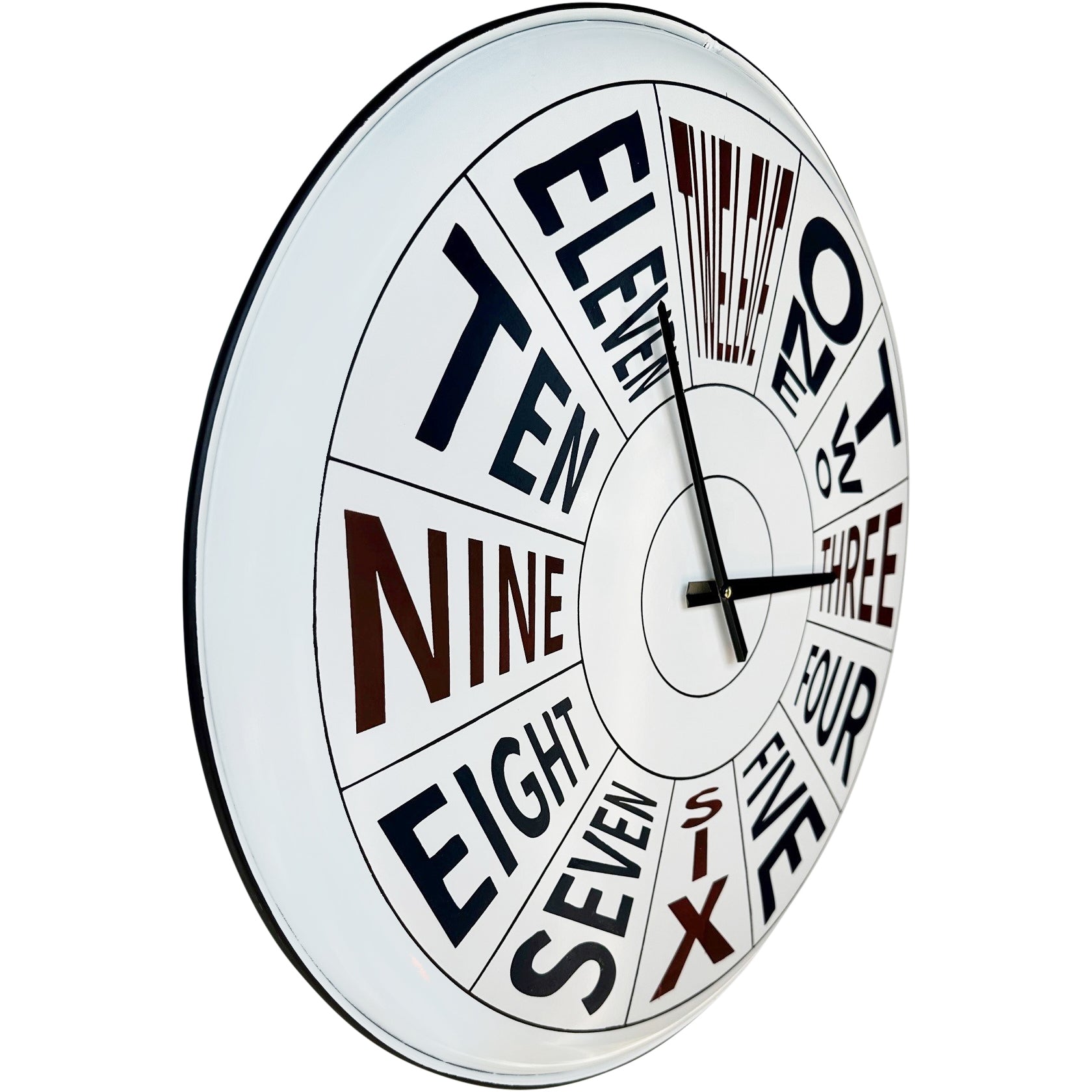 Large Wall Clock Lettering Buy Nautical Large Written Word Numbers Wall Clock 62cm Online – Oh Clocks