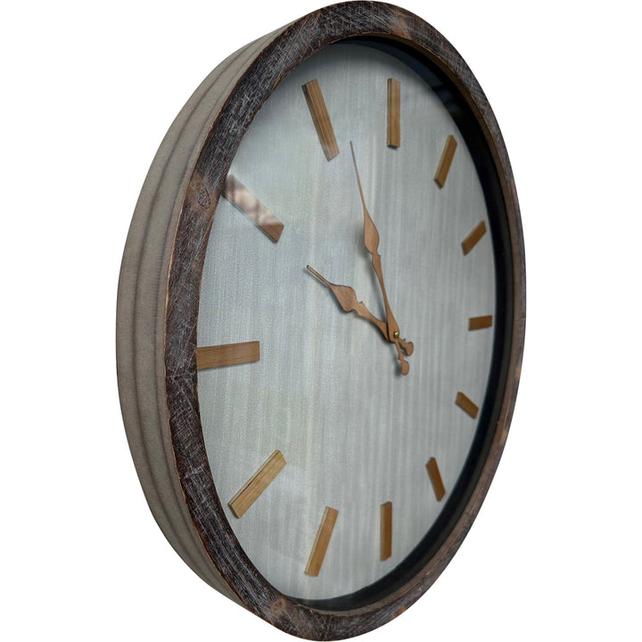 Darlin Olivia Shabby Chic All Timber Wall Clock 60cm CL21324 2
