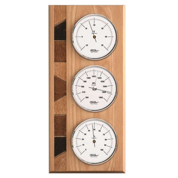 Fischer Malcolm Weather Station Natural Beech 34cm 9171-02 2