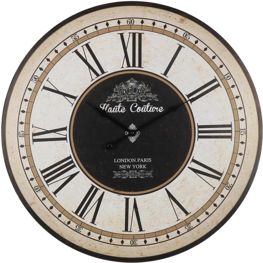 Haute Couture Roman Wall Clock 60cm 56009CLK 1