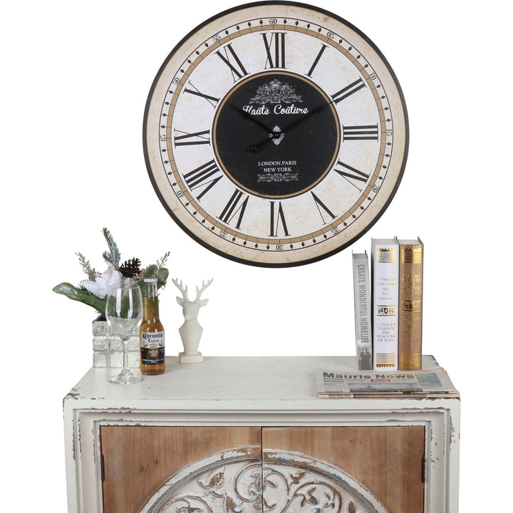 Haute Couture Roman Wall Clock 60cm 56009CLK 5
