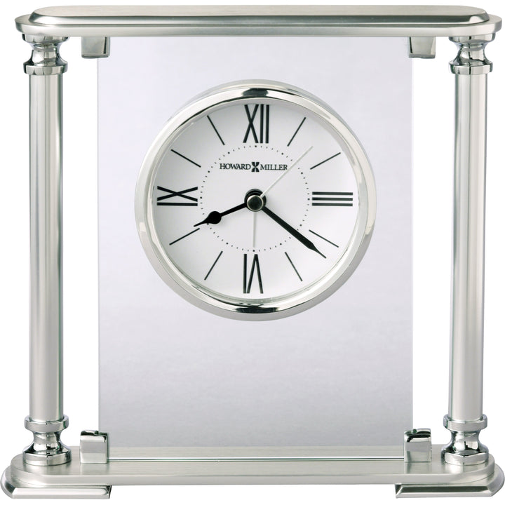Howard Miller Ambassador Alarm Clock Clear Silver 19cm 645840 1