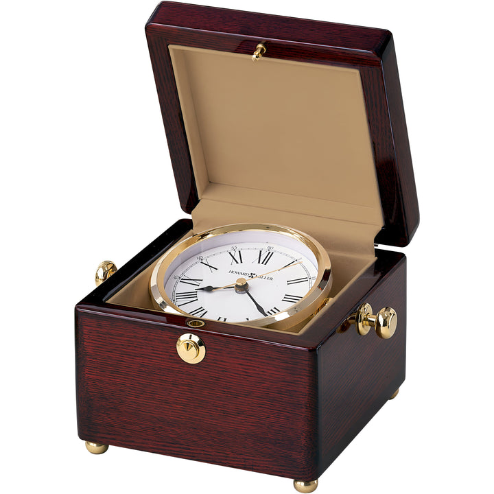 Howard Miller Bailey Desk Clock Dark Wood 16cm 645443 1