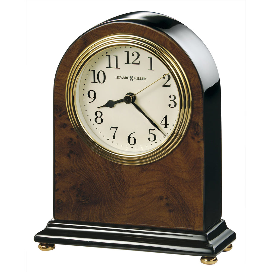 Howard Miller Bedford Desk Clock Dark Wood 17cm 645576 1