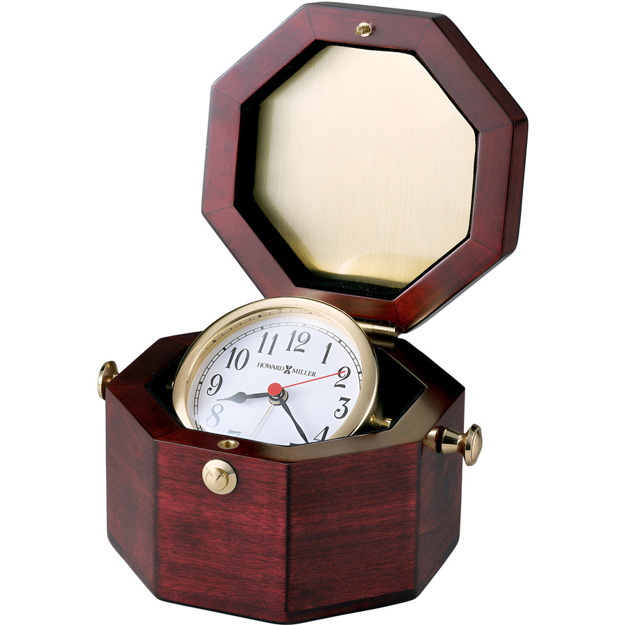 Howard Miller Chronometer Alarm Clock Dark Wood 18cm 645187 1
