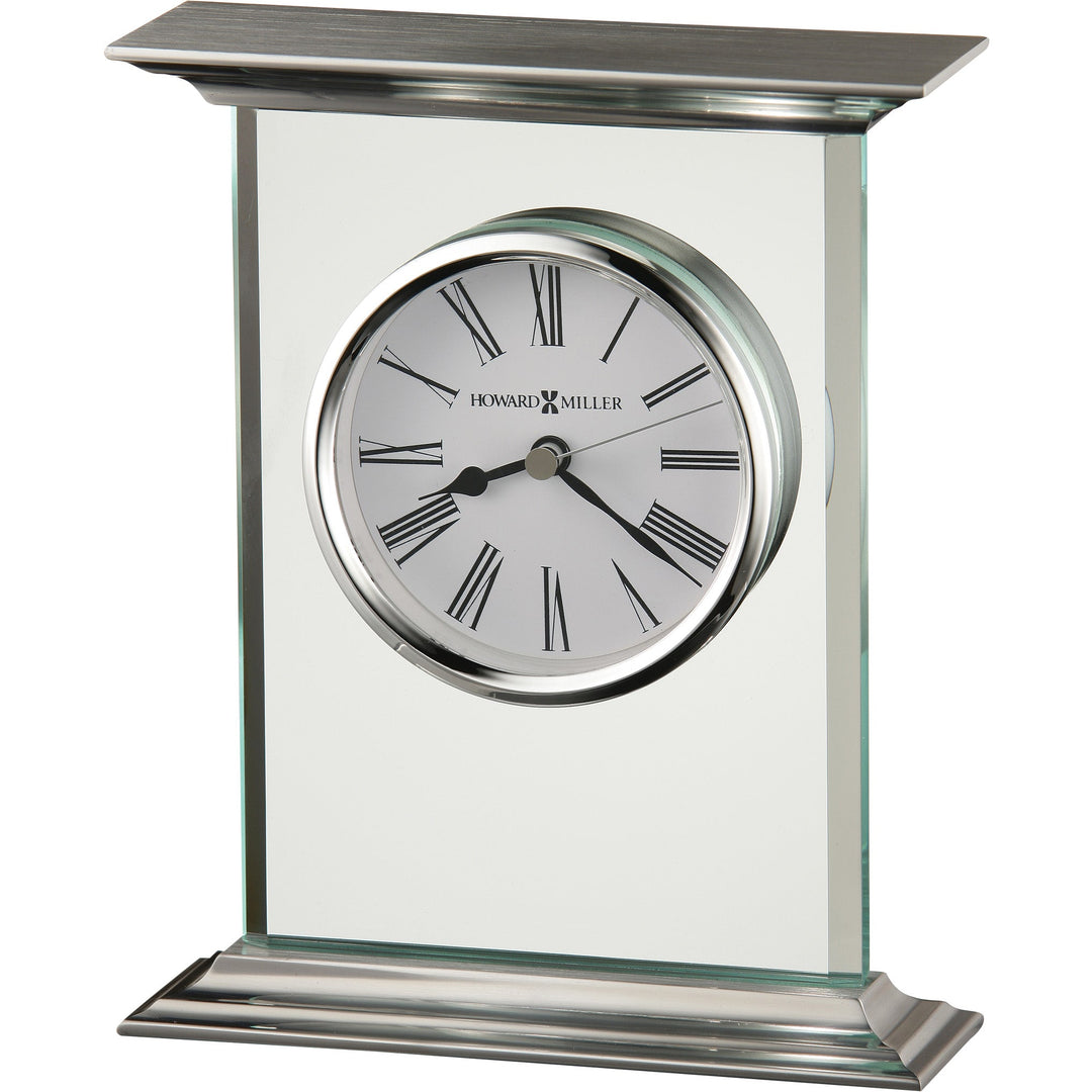 Howard Miller Clifton Desk Clock Glass 18cm 645641 1