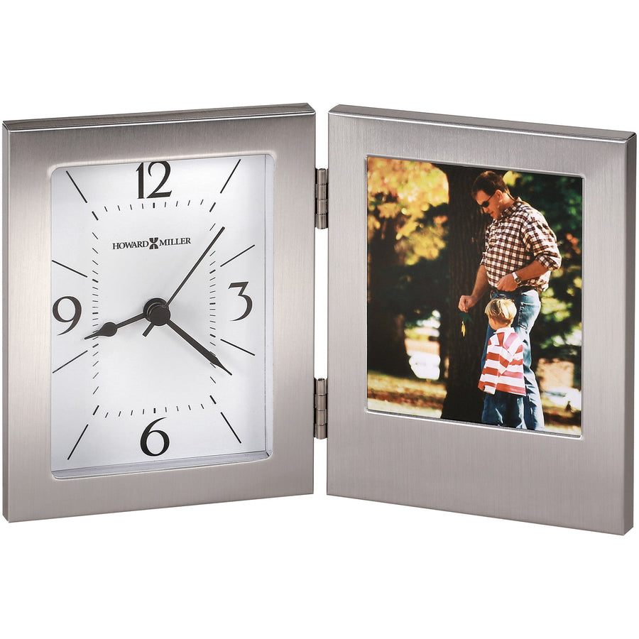 Howard Miller Envision Desk Clock Aluminum 14cm 645751 1