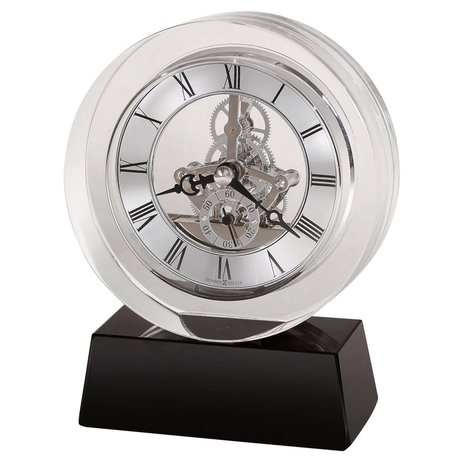 Howard Miller Fusion Optical Crystal Skeleton Mantel Clock 15cm 645-758 1