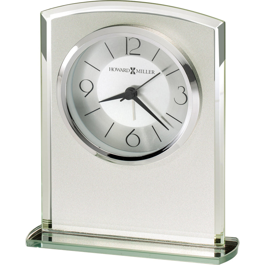 Howard Miller Glamour Alarm Clock Silver 16cm 645771 1