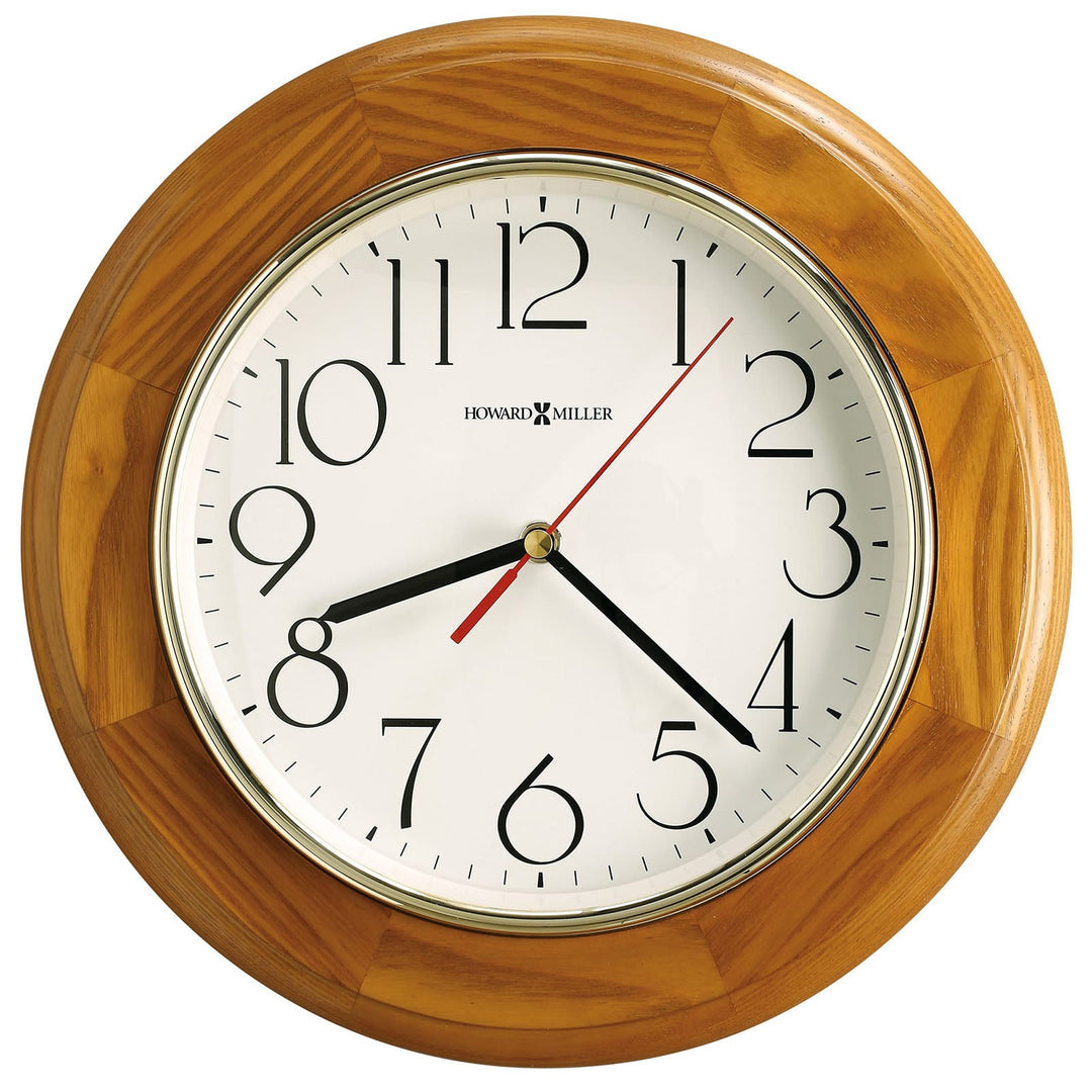 Howard Miller Grantwood Champagne Oak Wall Clock 29cm 620-174 1