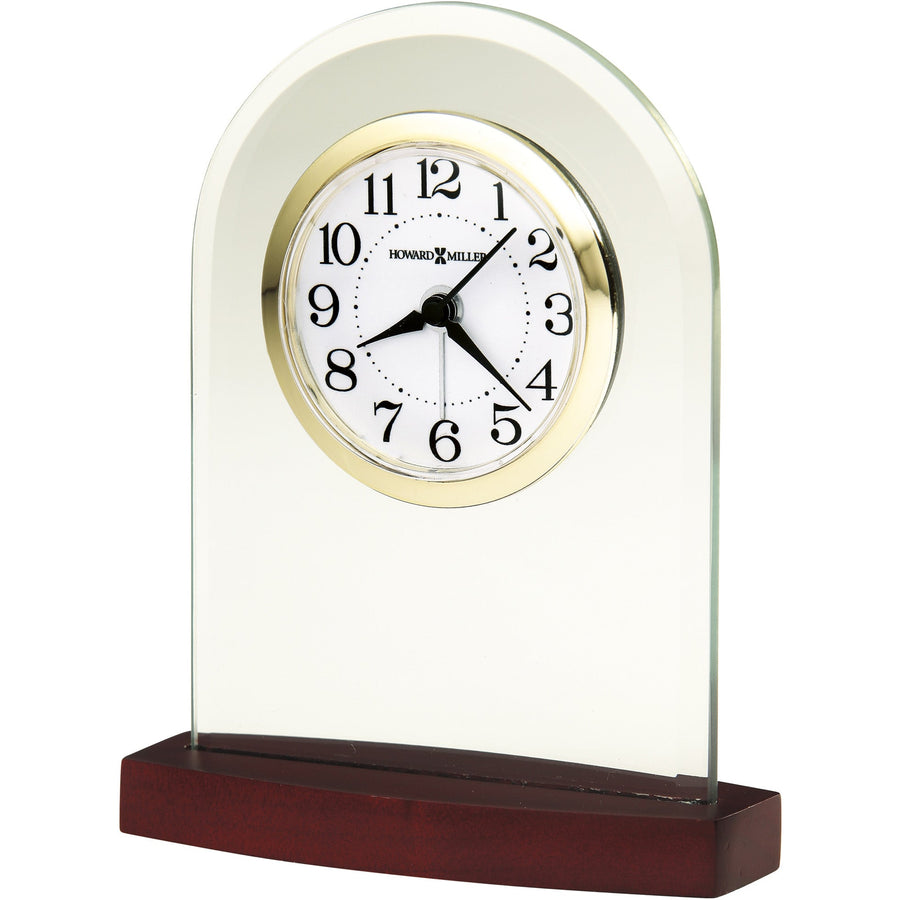 Howard Miller Hansen Alarm Clock Brass Dark Wood 13cm 645715 1