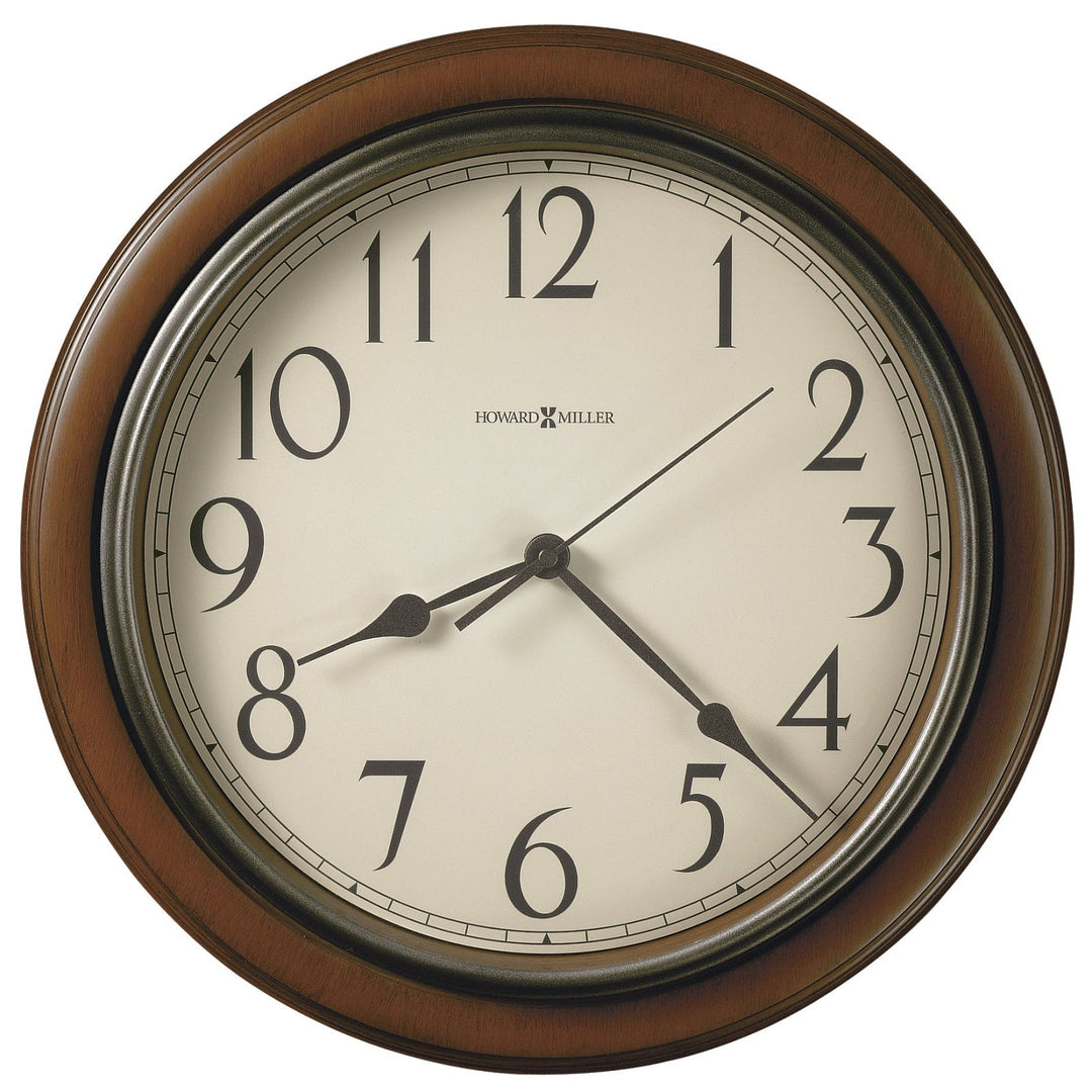Howard Miller Kalvin Vintage Thick Frame Wall Clock Brown 39cm 625-418 1