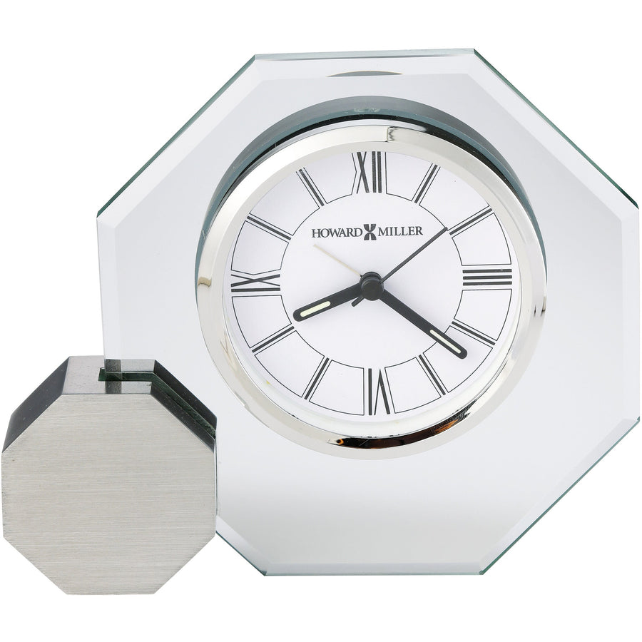 Howard Miller Legend Alarm Clock Aluminum Glass 17cm 645831 1