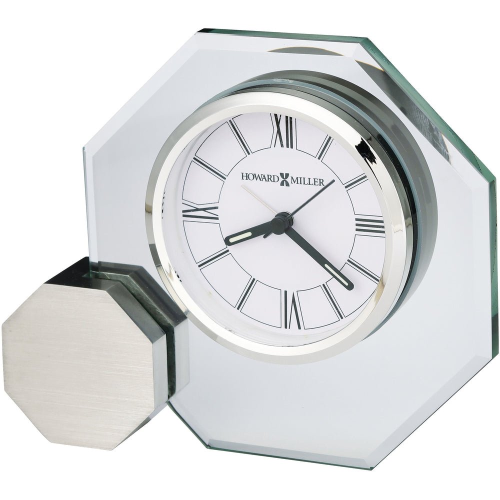 Howard Miller Legend Alarm Clock Aluminum Glass 17cm 645831 2