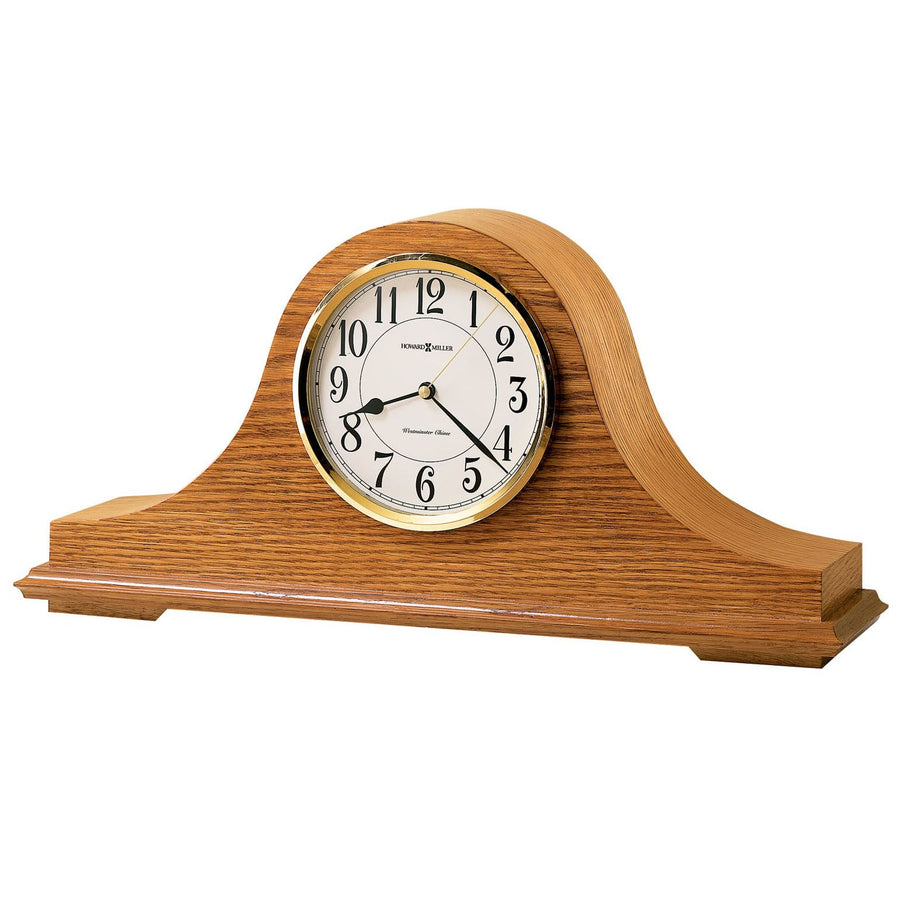 Howard Miller Nicholas Oak Westminster Chime Mantel Clock 45cm 635-100 1
