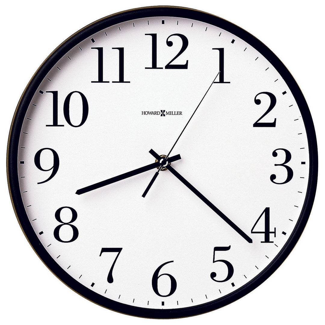 Howard Miller Office Mate Classic Wall Clock Black 27cm 625-254 1