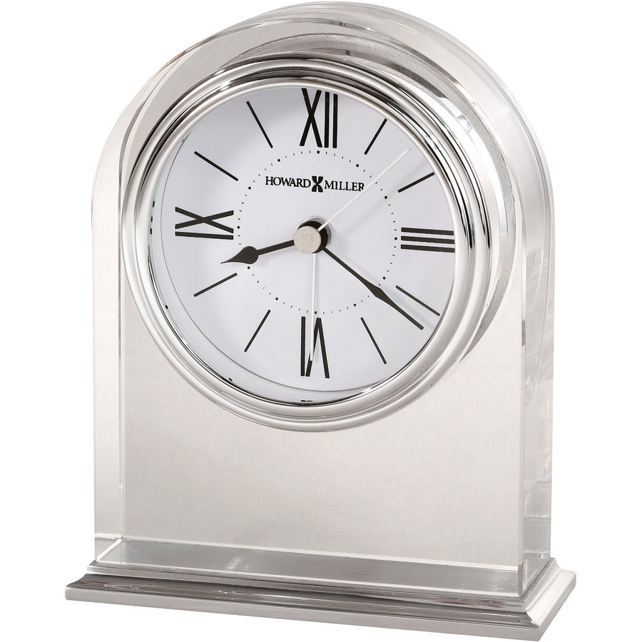 Howard Miller Optica Alarm Clock Silver 14cm 645757 1