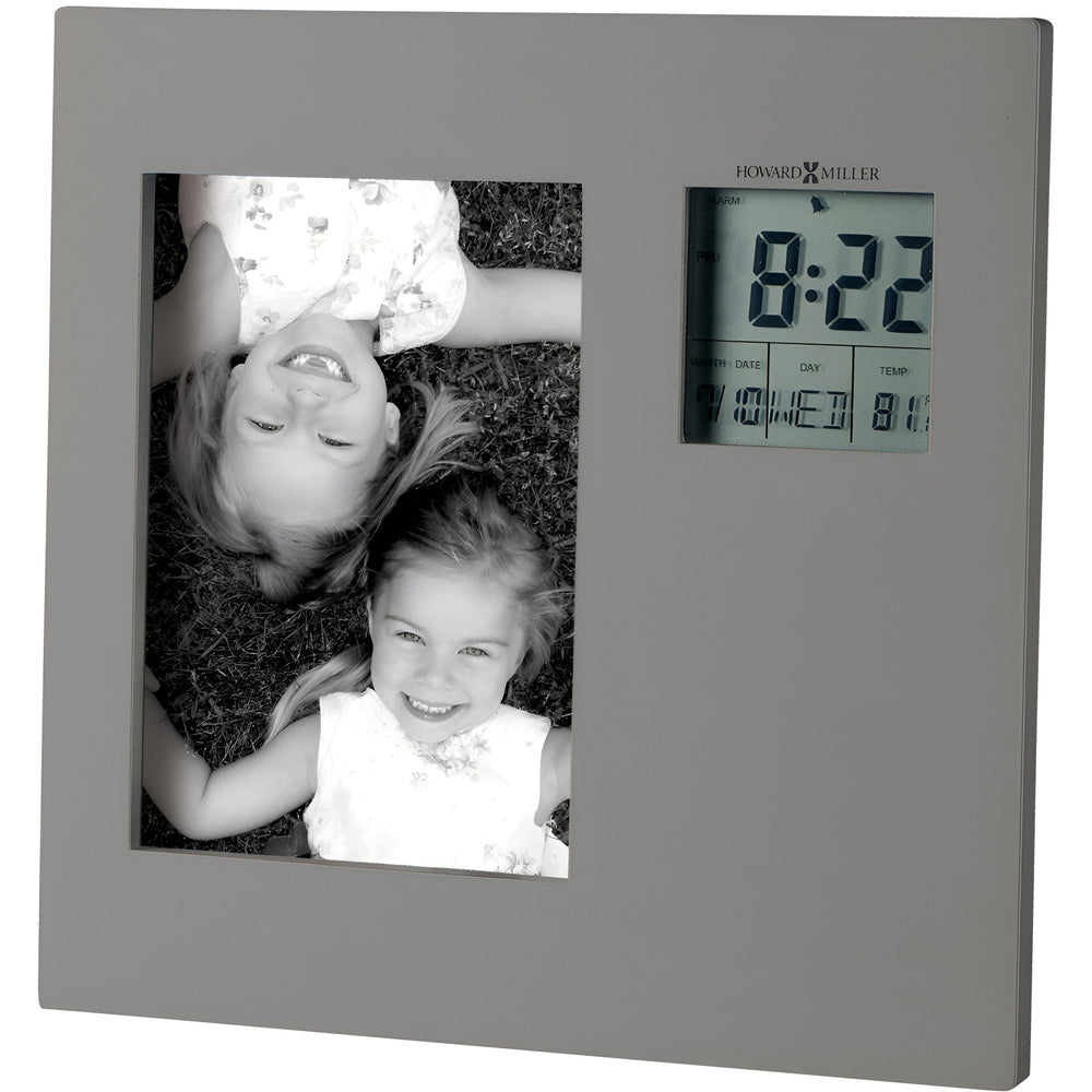 Howard Miller Picture This Digital Alarm Clock Grey 18cm 645553 2