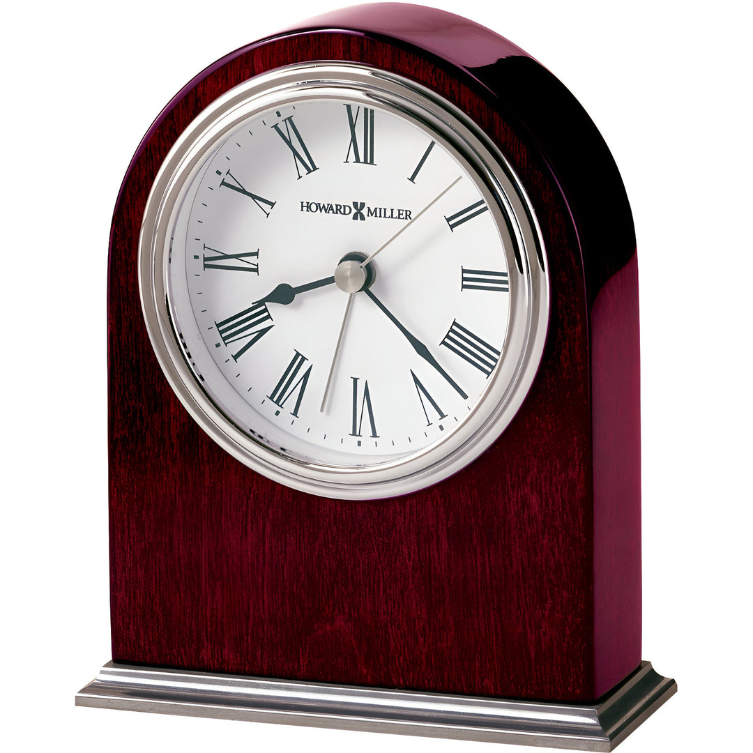 Howard Miller Walker Alarm Clock Dark Wood 14cm 645480 1