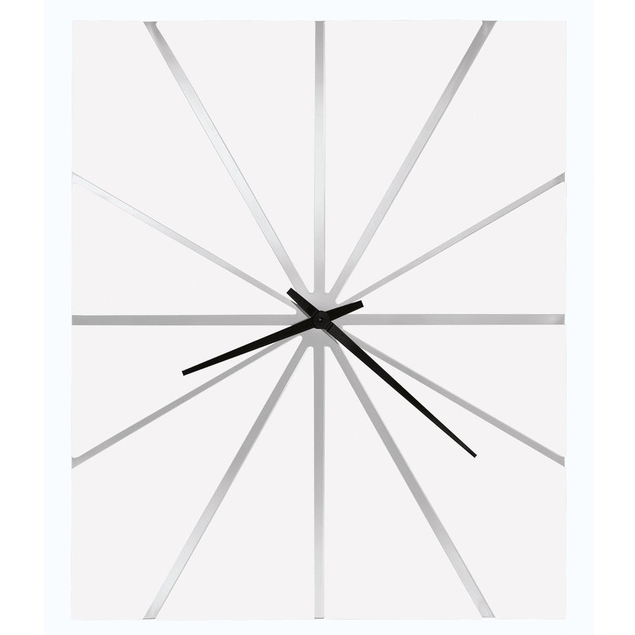 Howard Miller Zander Rectangular Wall Clock White 76cm 625-616 1