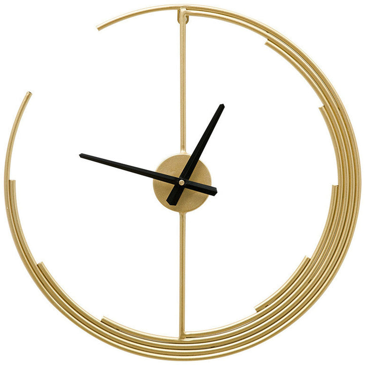 Ivory Deene Moonlight Gold Metal Wall Clock 48cm ID1008 1