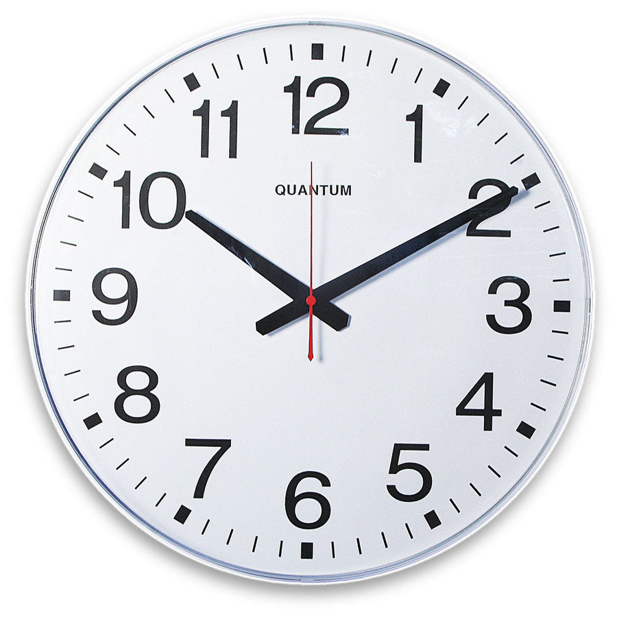 Jadco SOHO Mains Powered Analogue Wall Clock White 40cm 6206E 1