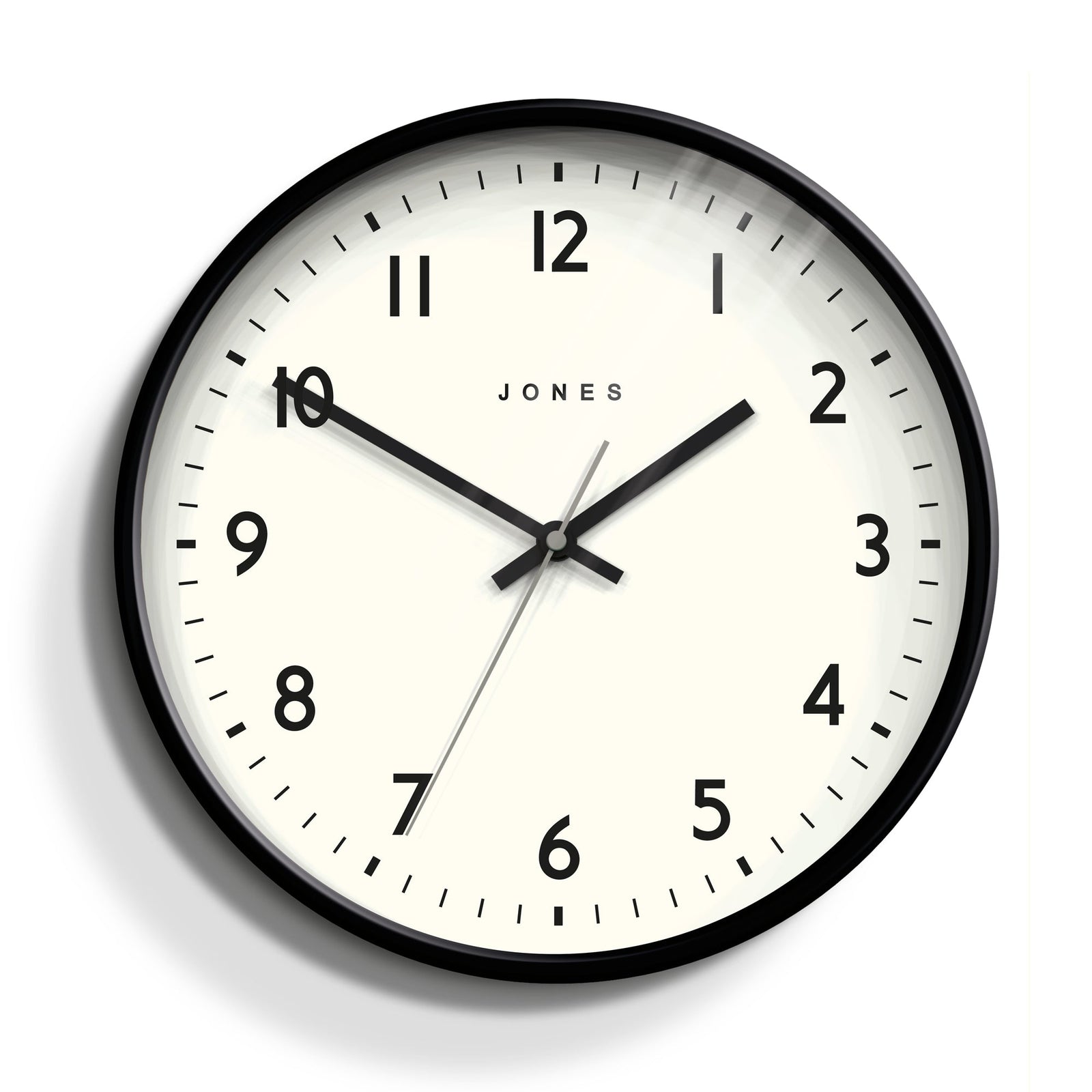 Jones Jam Wall Clock Black 30cm NGJPEN6K 1
